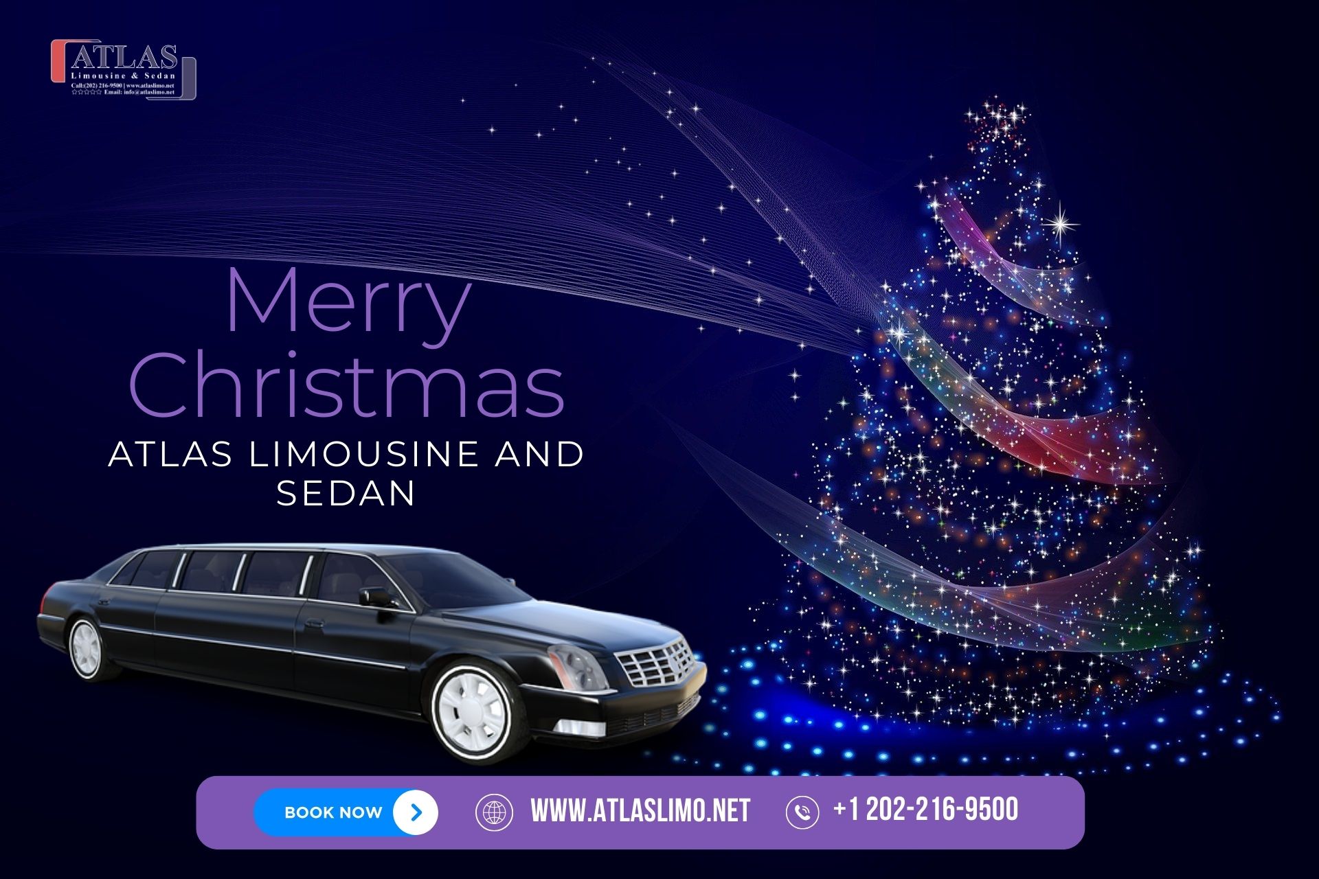 Merry Christmas from Atlas Limousine and Sedan