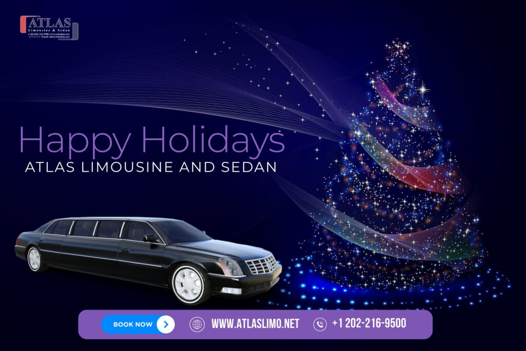 happy holidays from Atlas limousine and Sedan