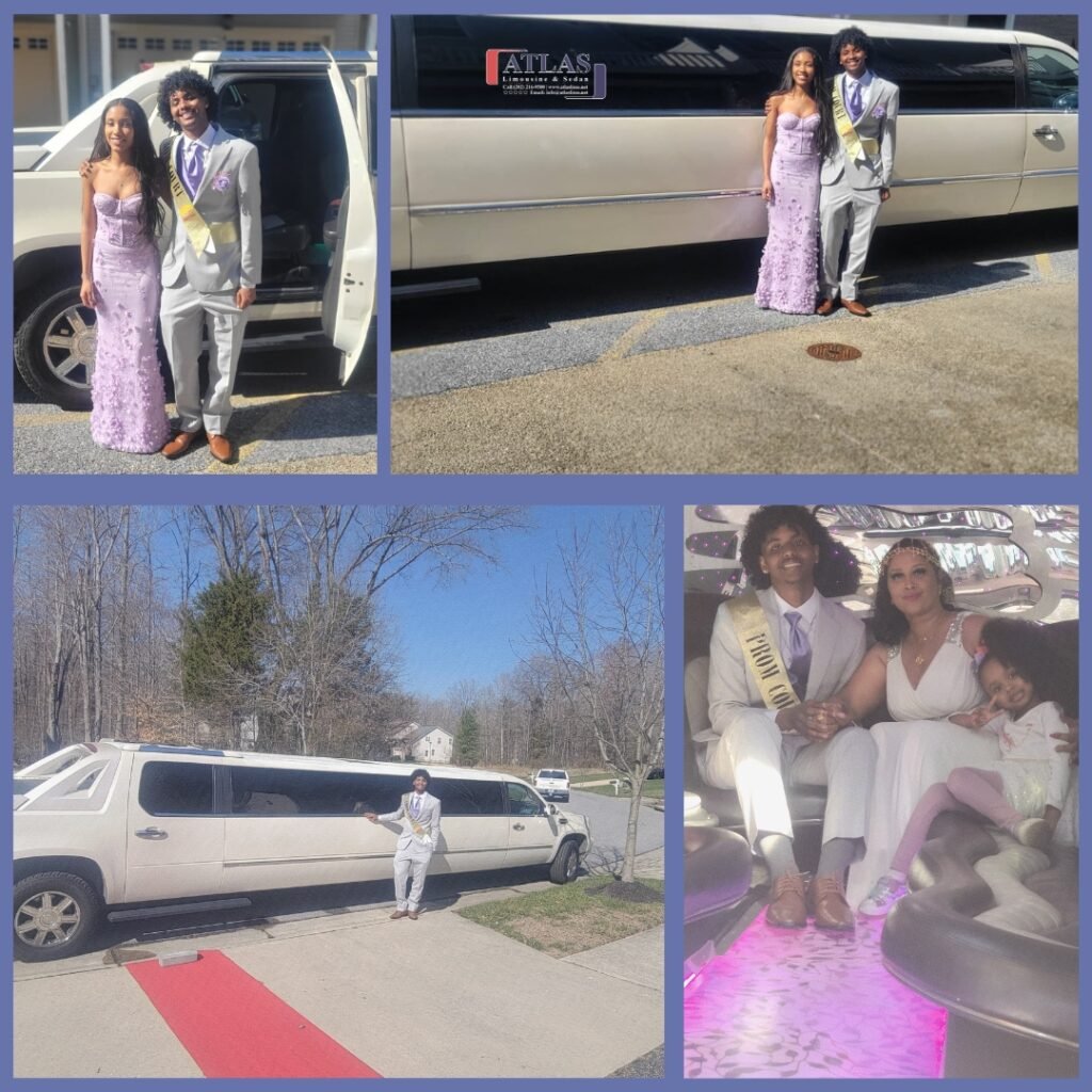 A stylish prom night arrival with Atlas Limousine and Sedan