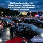 Atlas Limousine and Sedan luxury transportation service for UFC Freedom 250 fight weekend in Washington DC with premium limousine and VIP chauffeur experience