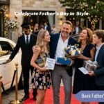 Atlas Limousine and Sedan luxury Father’s Day transportation service featuring a premium limousine, professional chauffeur, and family celebration